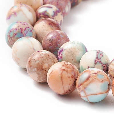 Natural Imperial Jasper Beads Strands X-G-E358-8m-01-1