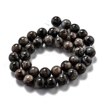 Natural Glaucophane Beads Strands G-O199-01D-1