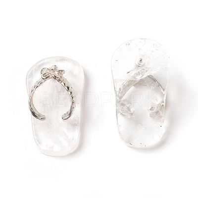 Natural Quartz Crystal Pendants G-F586-C07-1