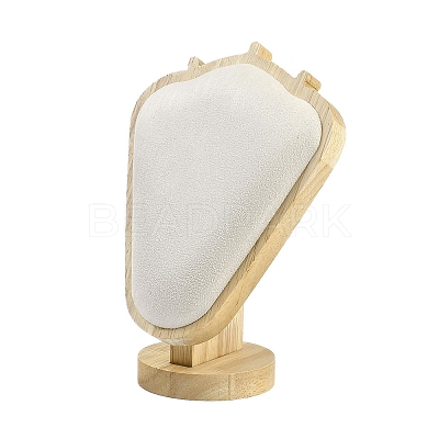Bust Shaped Velvet Necklace Display Stands NDIS-C005-01B-1