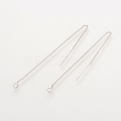 Brass Stud Earring Findings KK-S336-39P-1