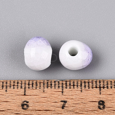 Handmade Crackle Porcelain Beads PORC-Q008-06B-04-1