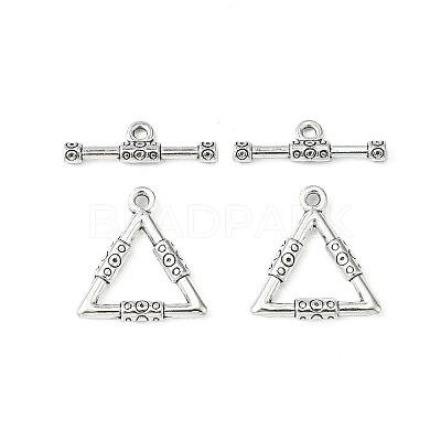 Tibetan Style Toggle Clasps X-TIBE-EA9149Y-LF-1