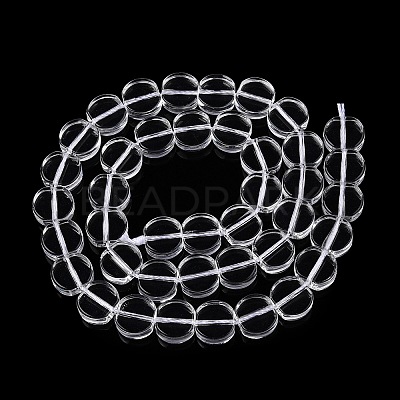 Transparent Glass Beads Strands GLAA-N001-59-1