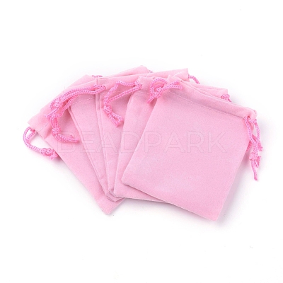 Velvet Cloth Drawstring Bags TP-C001-70X90mm-1-1
