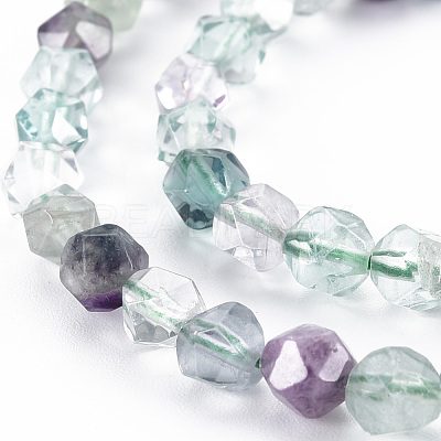 Natural Fluorite Beads Strands G-S376-001A-1