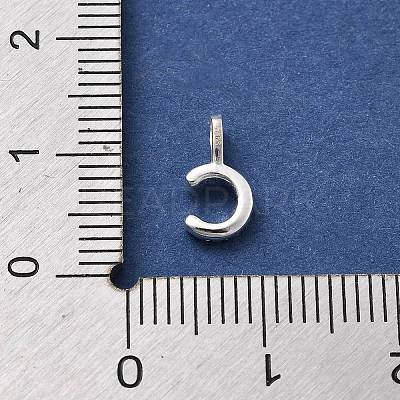 925 Sterling Silver with Cubic Zirconia Charms STER-Q004-01C-S-1