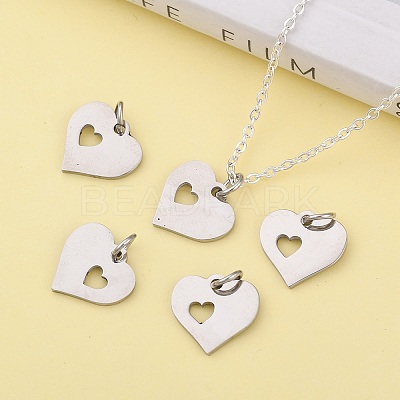 Non-Tarnish 304 Stainless Steel Pendants A-STAS-Q201-T457S-1
