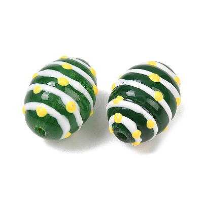Glass Imitation Jade Beads GLAA-L051-02H-1