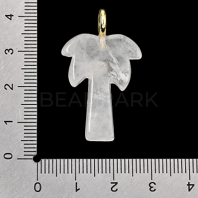 Natural Quartz Crystal Carved Pendants X-G-C282-04A-1