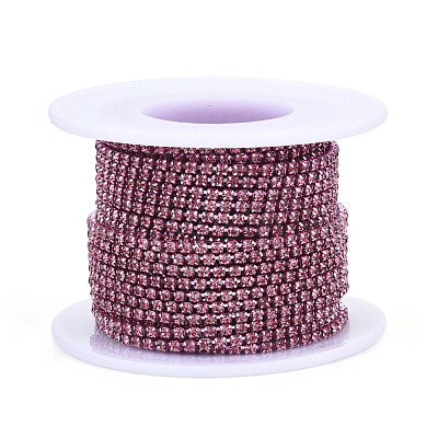 Electrophoresis Iron Rhinestone Strass Chains CHC-Q009-SS6.5-B15-1