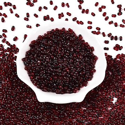 Picasso Spray Painted Glass Seed Beads SEED-T006-04-32-1