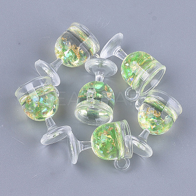 Resin Cup Pendants X-CRES-S359-10B-1