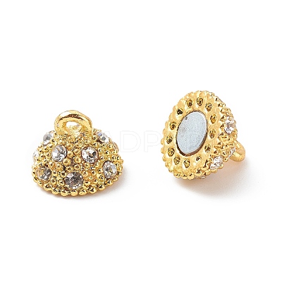 Alloy Rhinestone Magnetic Clasps X-RB-H116-2-M-1