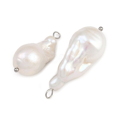 Natural Freshwater Pearl Keshi Pearl Pendants STAS-D378-05P-1