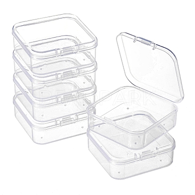 Square Plastic Bead Storage Containers CON-FS0001-07A-1