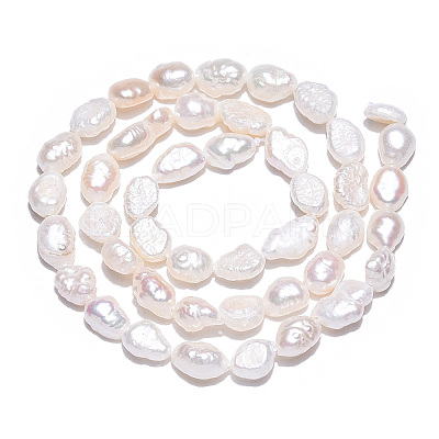 Natural Cultured Freshwater Pearl Beads Strands X-PEAR-N014-05K-1