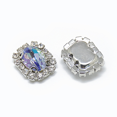 Sew on Rhinestone RGLA-T135-6x8-539LS-P-1