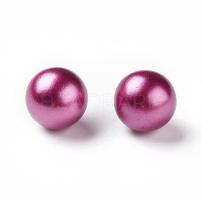 Imitation Pearl Acrylic Beads OACR-S011-10mm-ZM-1