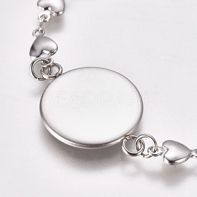 Tarnish Resistant 304 Stainless Steel Bracelet Making X-STAS-L248-009P-1