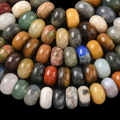 Natural Mixed Gemstone Beads Strands G-A280-A01-03-1