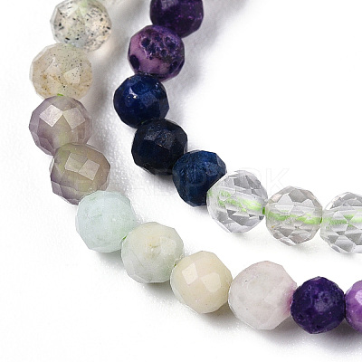 Natural Mixed Gemstone Beads Strands G-D080-A01-02-18-1