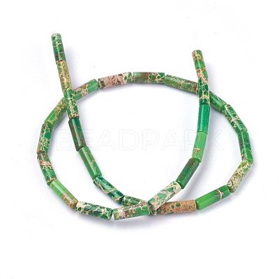 Natural Imperial Jasper Beads Strands G-E508-04E-1