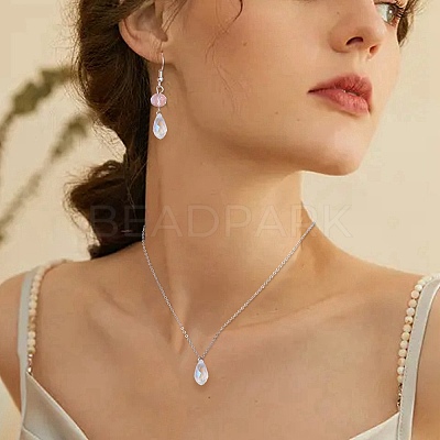 Electroplate Transparent Glass Faceted Teardrop Beads EGLA-YWC0001-01-1