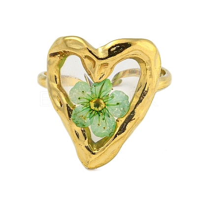 Brass Adjustable Rings for Women RJEW-G265-10G-C01-1