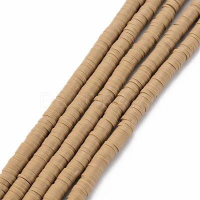 Handmade Polymer Clay Bead Strands CLAY-T002-4mm-64-1