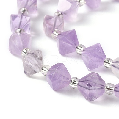 Natural Amethyst Beads Strands G-J390-A05-1