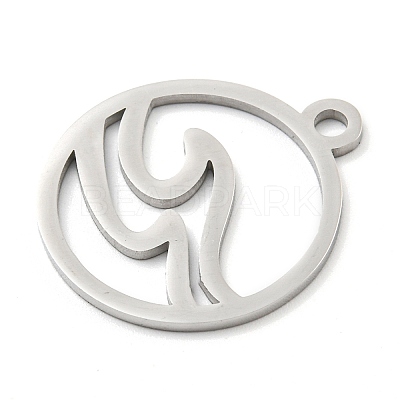 Non-Tarnish 304 Stainless Steel Pendants STAS-B056-26P-01-1