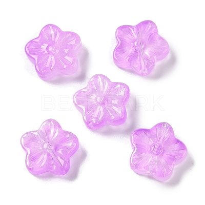 Baking Paint Glass Beads LS-GLAA-S202-06E-1