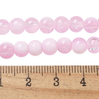 Crackle Glass Beads Strands GLAA-U001-6mm-03-1