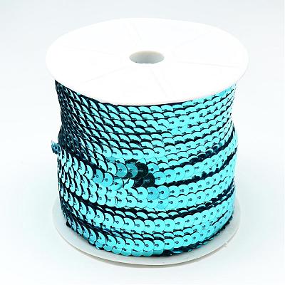 Plastic Paillette Beads PVC-Q085-6mm-2259-1
