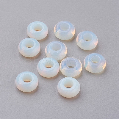 Opalite European Beads G-G740-14x8mm-20-1
