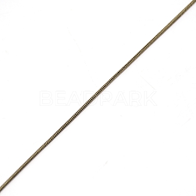 Brass Snake Chains CHC-WH0007-03AB-1