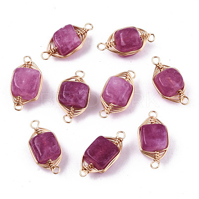 Natural Agate Links Connectors G-T131-99E-1