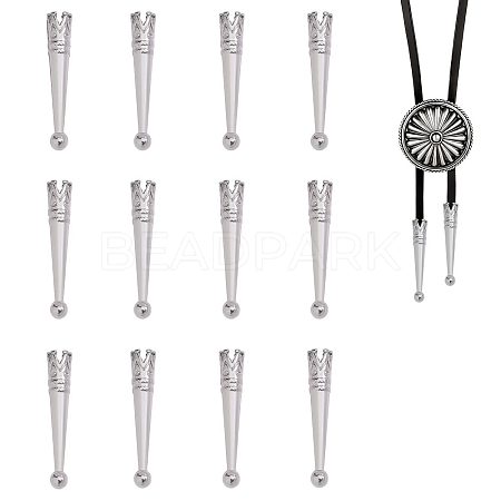 12Pcs Zinc Alloy Cord End FIND-CA0011-78P-1