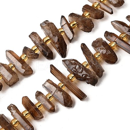 Natural Quartz Crystal Beads Strands G-F800-C17-1