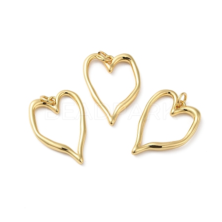 Rack Plating Brass Pendants LS-KK-O142-24G-1