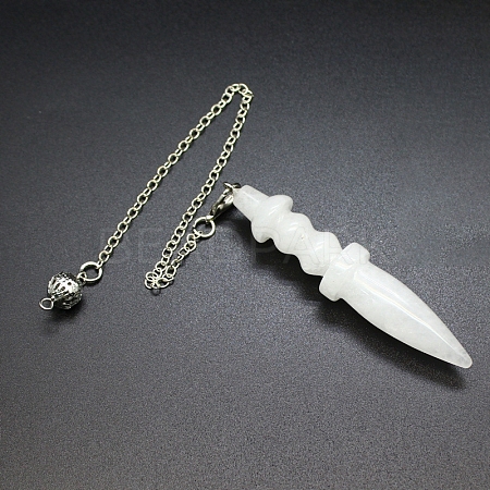 Natural Quartz Crystal Dowsing Pendulum Big Pendants PW-WG71136-05-1