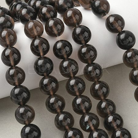 Natural Ice Obsidian Beads Strands G-P590-A01-12mm-02-1