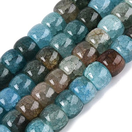 Ombre Effect Dyed Glass Beads Strands GLAA-Q106-05B-A06-1