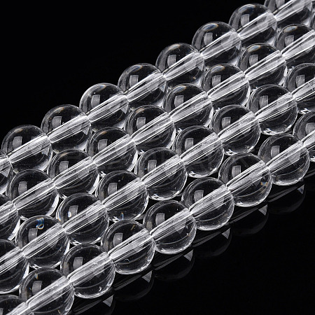 Transparent Glass Beads Strands X-GLAA-T032-T6mm-13-1