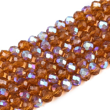 Electroplate Glass Beads Strands EGLA-A044-T2mm-L04-1