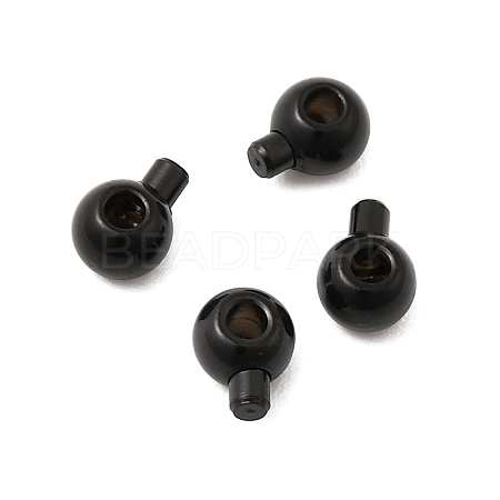 304 Stainless Steel Crimp Beads STAS-G361-02B-1