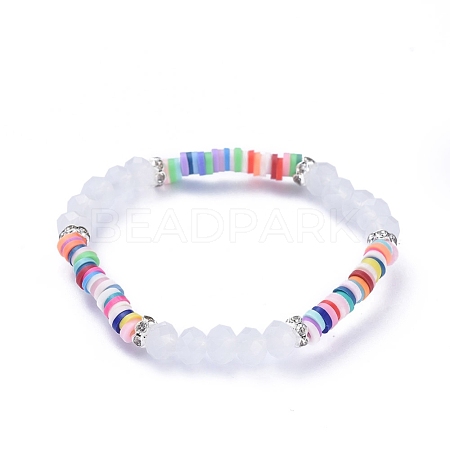 Kids Stretch Bracelets BJEW-JB05194-03-1