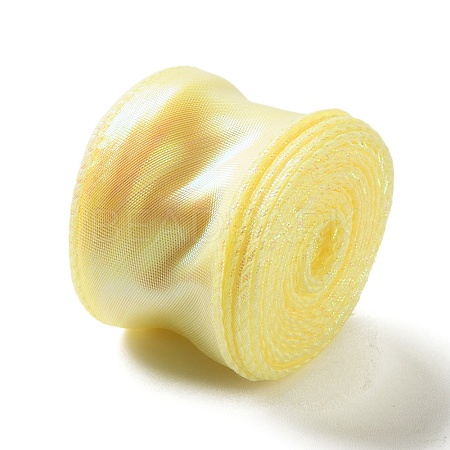 Fishtail Yarn Iridescent Ribbon for Bowknot Making OCOR-B004-02A-04-1