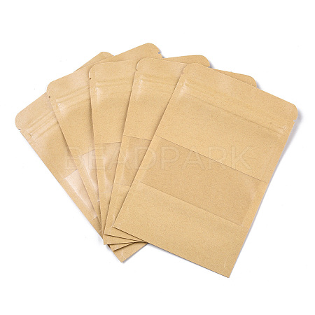 Resealable Kraft Paper Bags OPP-S004-01C-1